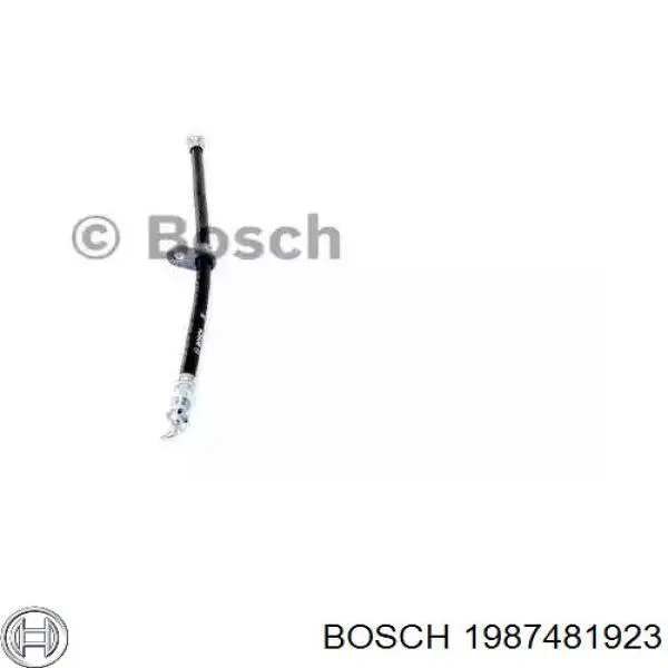 Tubo flexible de frenos delantero derecho 1987481923 Bosch