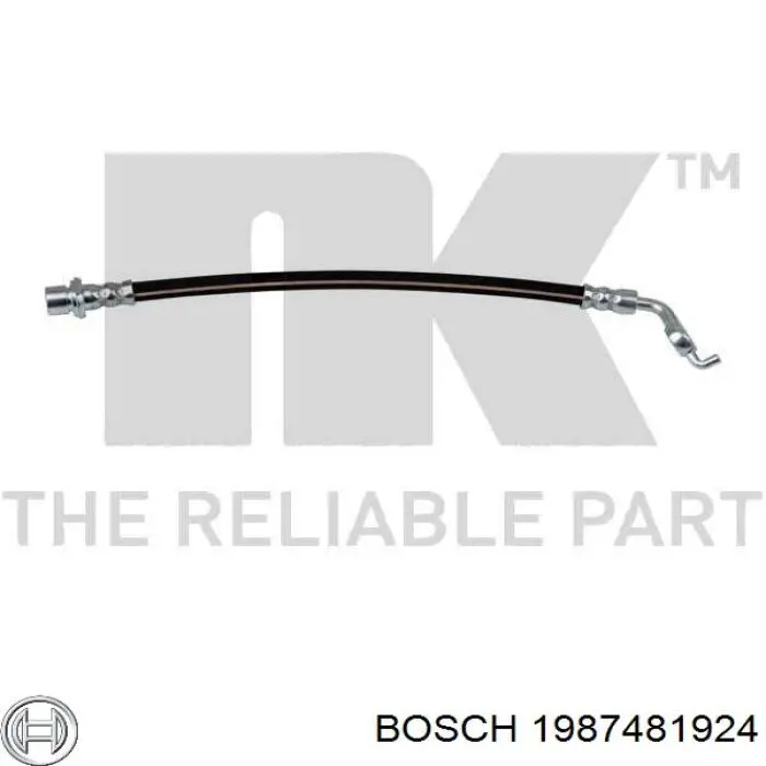 Tubo flexible de frenos trasero izquierdo 1987481924 Bosch