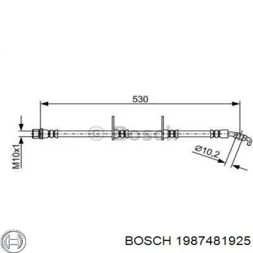 Купить SL1564 ABS Задний тормозной шланг