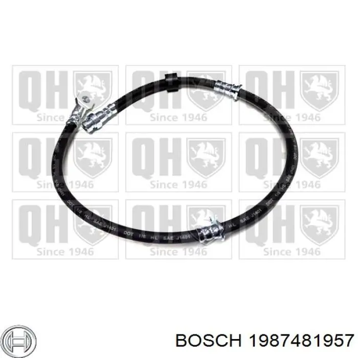 Шланг тормозной передний левый SL6749 ABS