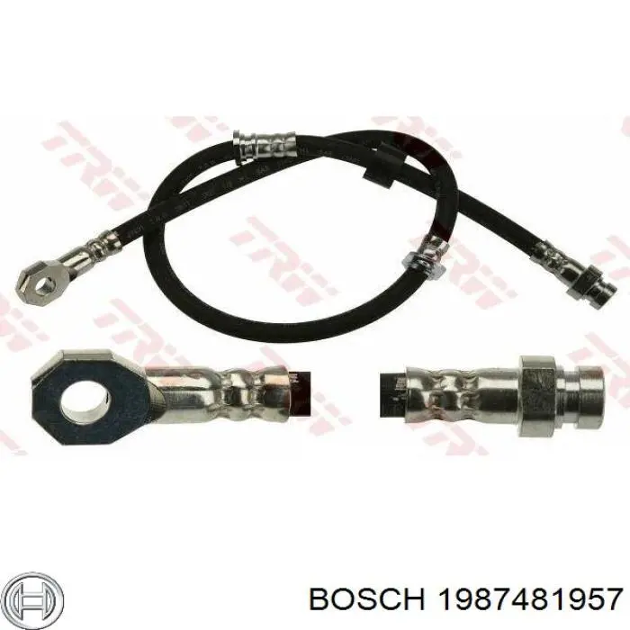 Купить SL6749 ABS Шланг тормозной передний левый