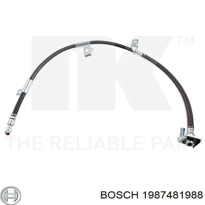 1987481988 Bosch шланг тормозной передний левый