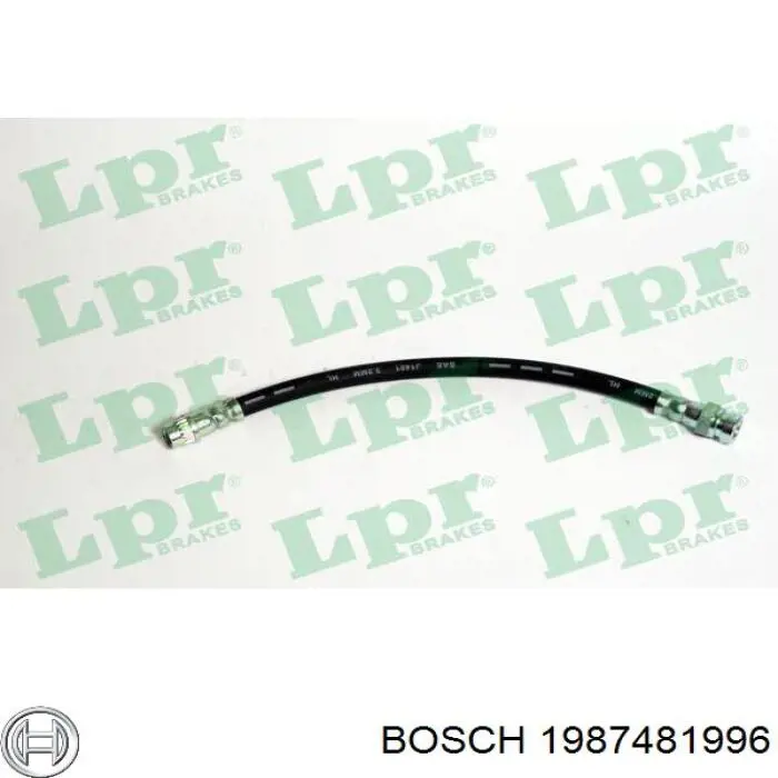 1 987 481 996 Bosch mangueira do freio traseira