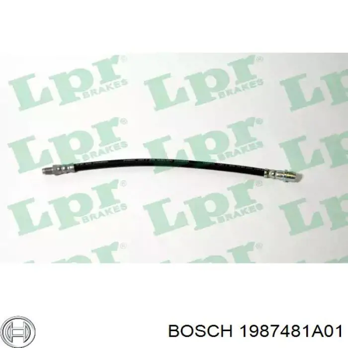 Купить 1987481A01 Bosch Задний тормозной шланг
