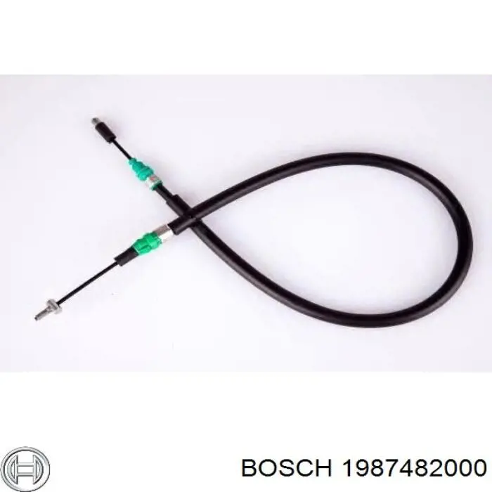 Трос ручного тормоза задний Bosch 1987482000 цена, от 16.96 USD