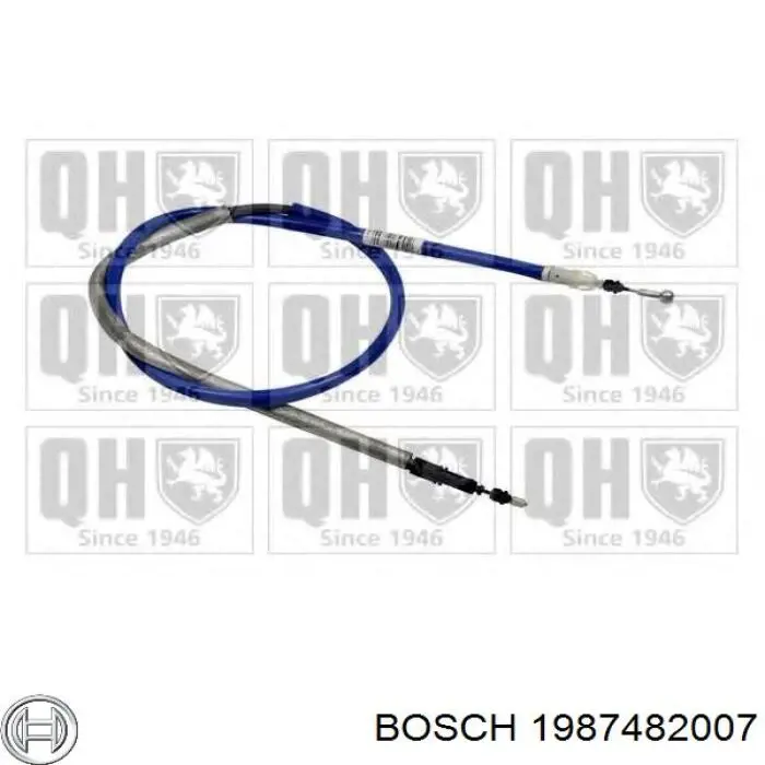 Задний трос ручника Bosch 1987482007 цена, от 16.94 USD