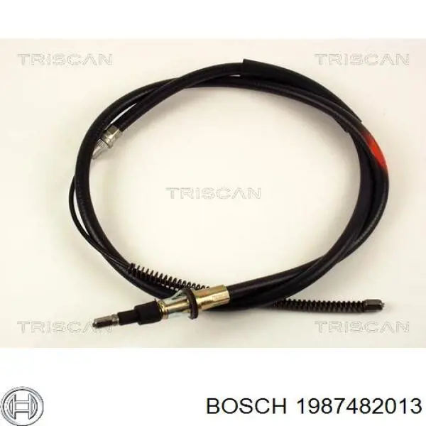 Cable de freno de mano trasero derecho/izquierdo 1987482013 Bosch