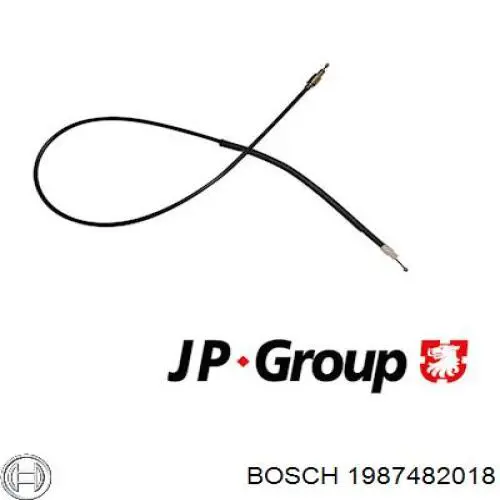 Задний трос ручника Bosch 1987482018 цена, от 24.38 USD