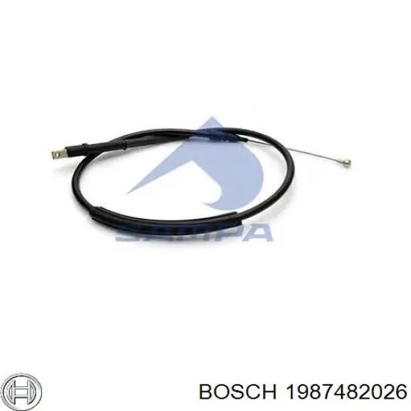 Трос ручного тормоза задний Bosch 1987482026 цена, от 13.48 USD