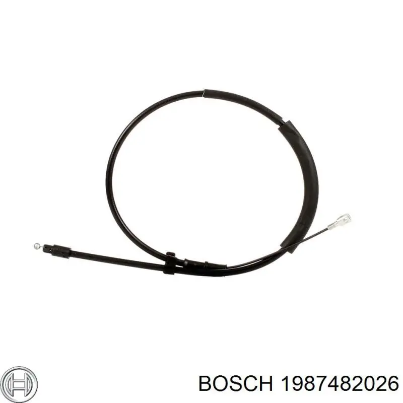 Трос ручного тормоза задний левый Bosch 1987482026