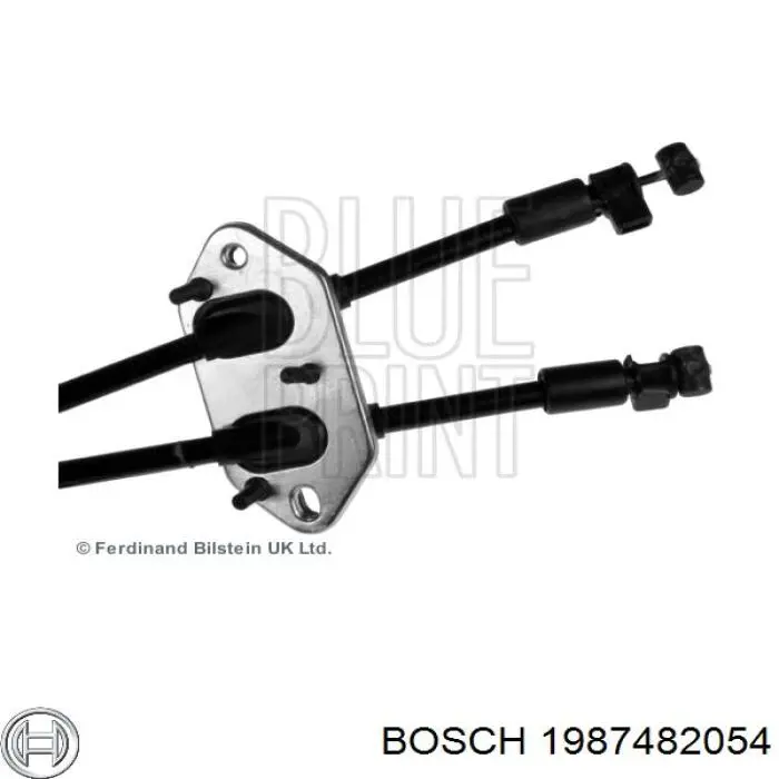 Задний трос ручника Bosch 1987482054 цена, от 44.10 USD