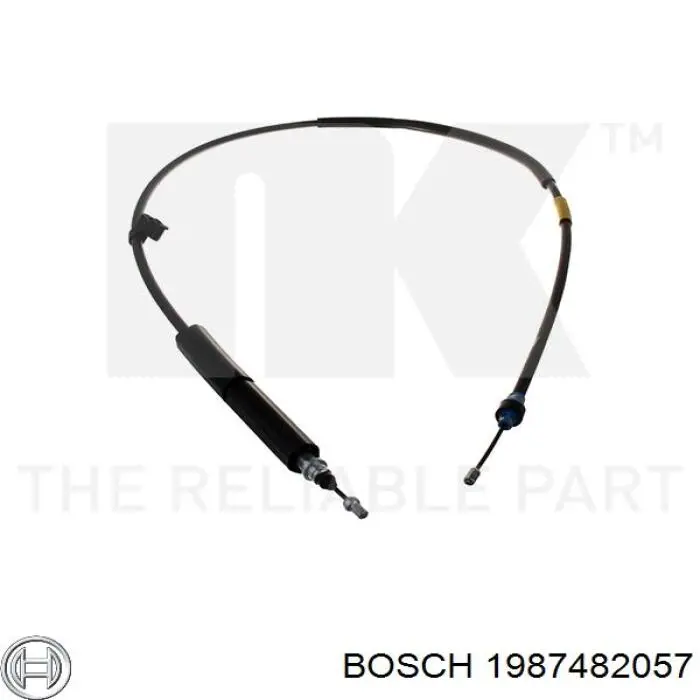 1987482057 Bosch трос ручного тормоза задний правый