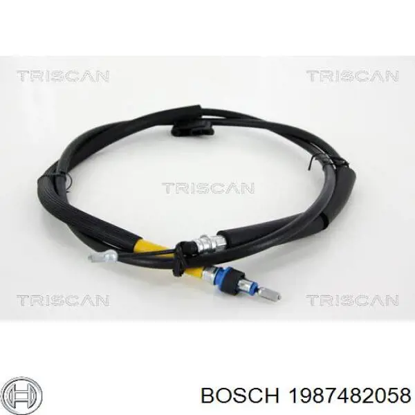 Cable de freno de mano trasero izquierdo 1987482058 Bosch