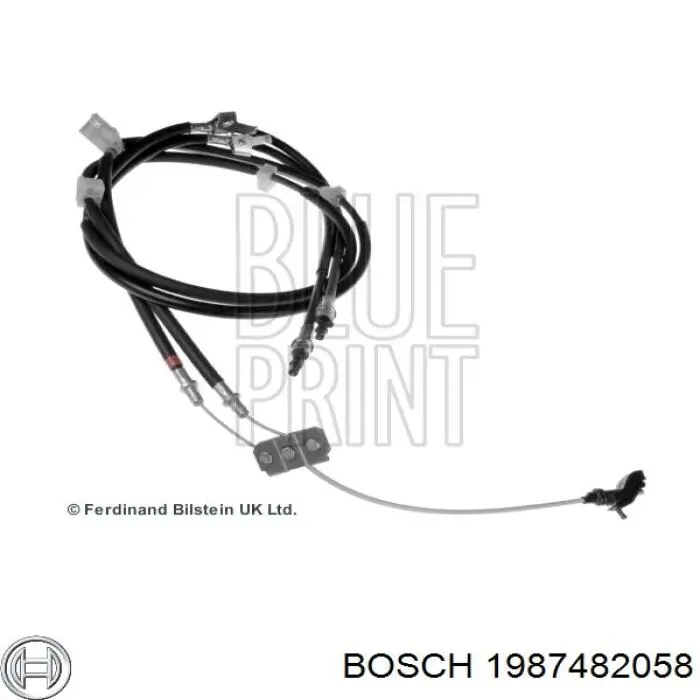 1987482058 Bosch Трос ручного тормоза