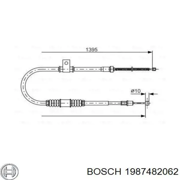 Трос ручника 1987482062 Bosch