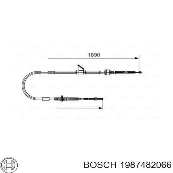 Трос ручника 1987482066 Bosch