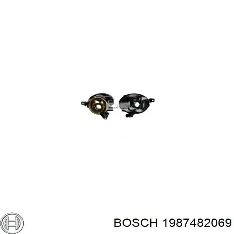 Купить 1987482069 Bosch Задний правый трос ручника
