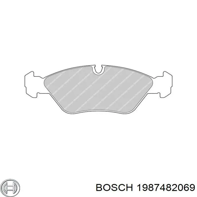 Трос стояночного тормоза задний правый Bosch 1987482069 цена, от 23.01 USD