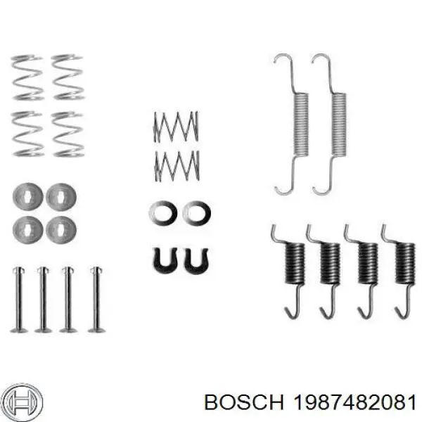 Трос ручного тормоза задний Bosch 1987482081 цена, от 23.80 USD