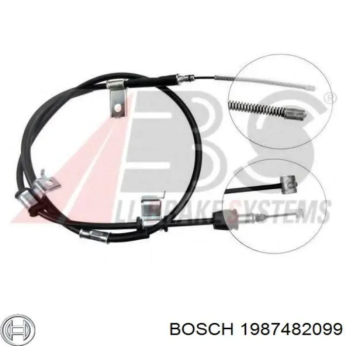 Трос ручника 1987482099 Bosch