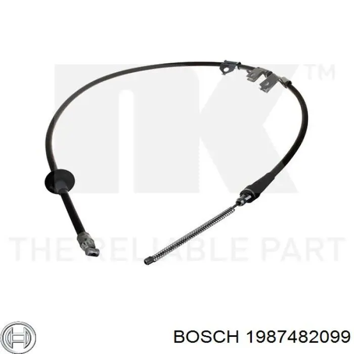 1987482099 Bosch Трос ручного тормоза