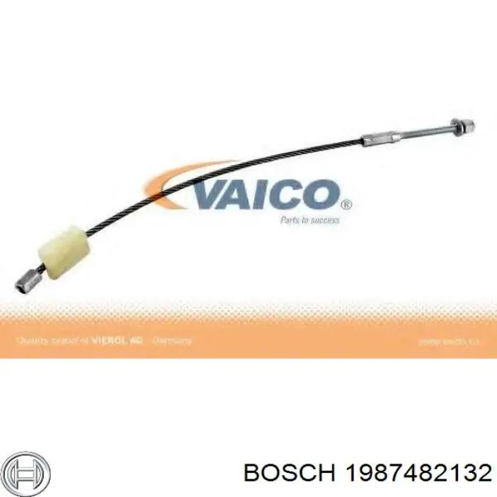 1987482132 Bosch Трос стояночного тормоза передний