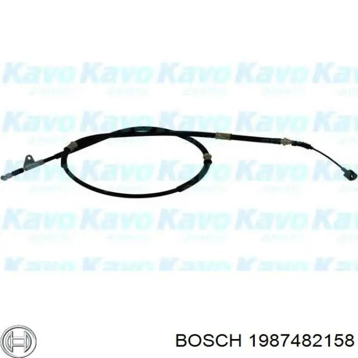 Трос ручного тормоза задний Bosch 1987482158 цена, от 31.23 USD