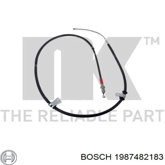 Задний правый трос ручника 1987482183 Bosch