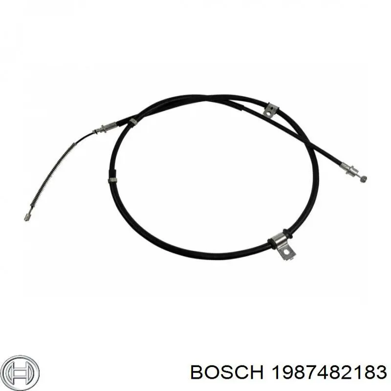 Трос стояночного тормоза задний правый Bosch 1987482183 цена, от 20.75 USD