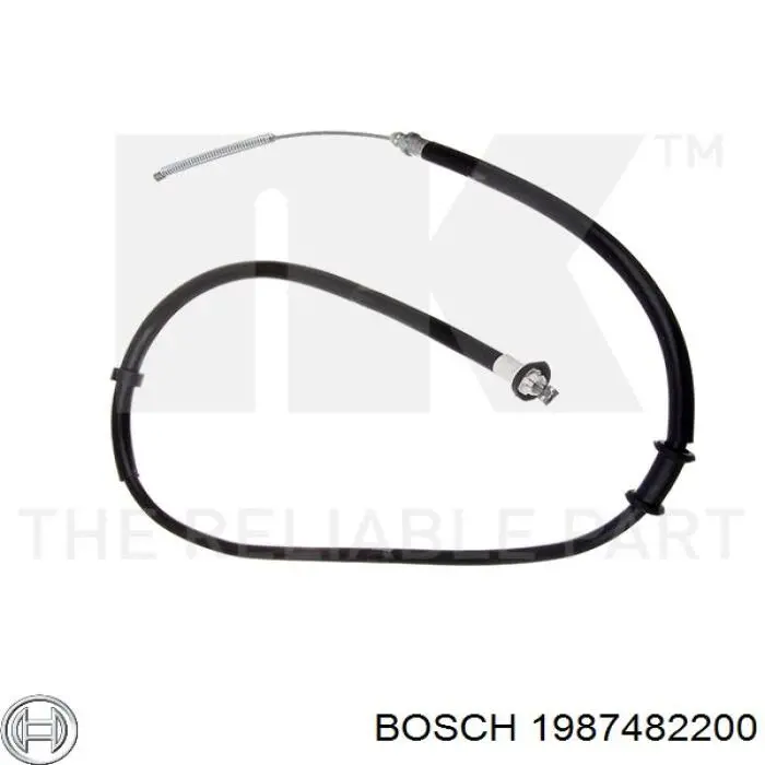 Cable de freno de mano trasero izquierdo 1987482200 Bosch