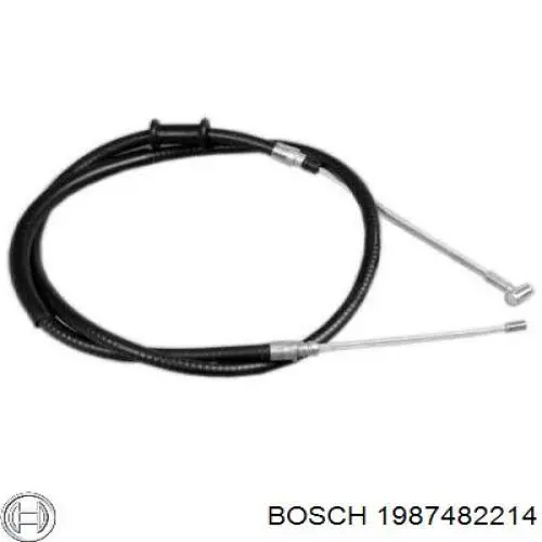 1987482214 Bosch Трос ручного тормоза задний правый/левый