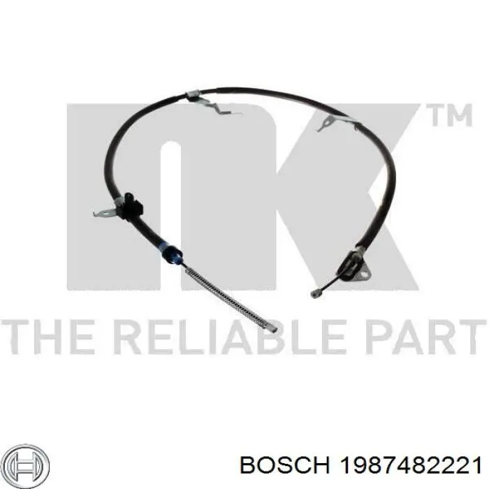 1987482221 Bosch Трос ручного тормоза