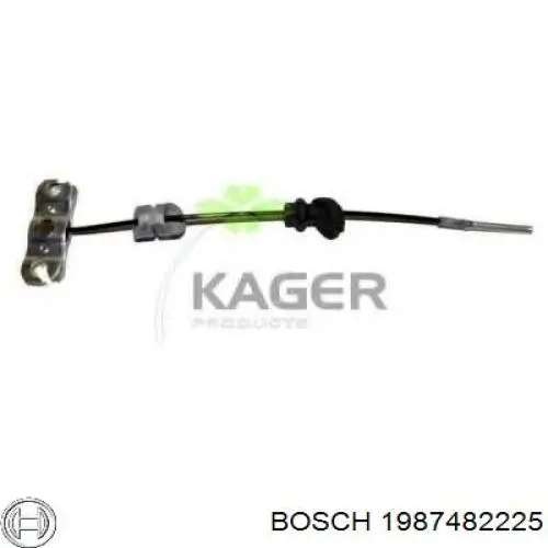 1987482225 Bosch Трос стояночного тормоза передний
