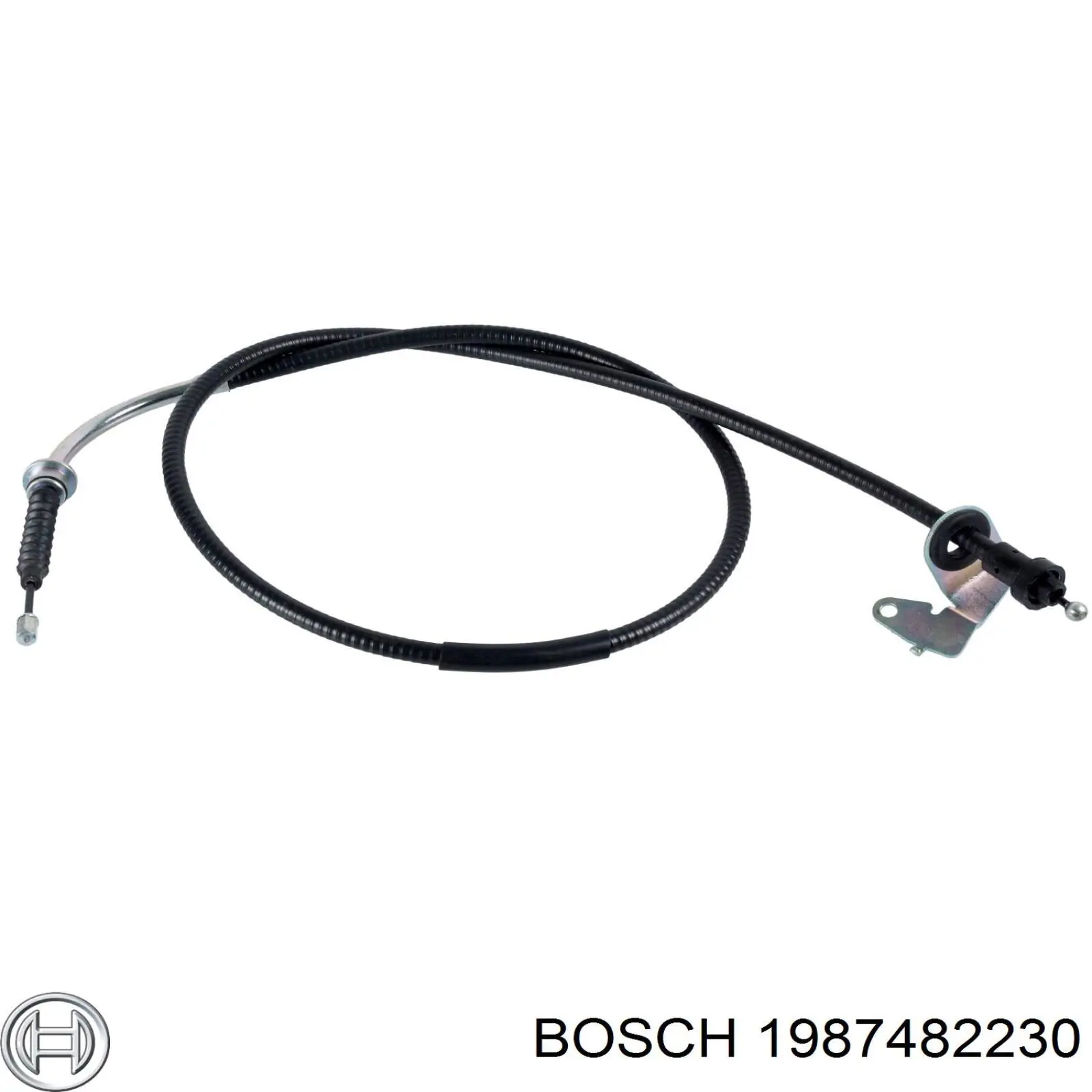 Трос стояночного тормоза задний правый Bosch 1987482230 цена, от 21.34 USD