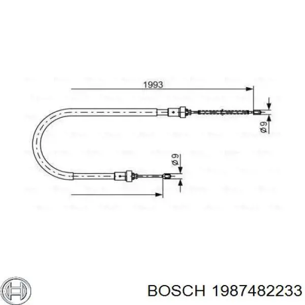 Купить 1987482233 Bosch Тормоз стояночный