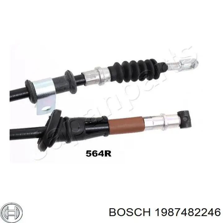 1987482246 Bosch Трос ручного тормоза задний, правый