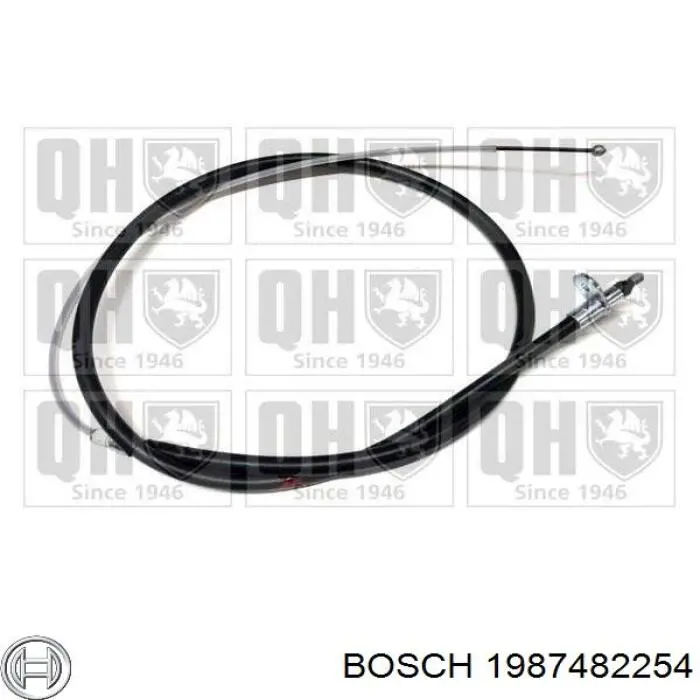 Задний правый трос ручника SPB000063 Land Rover
