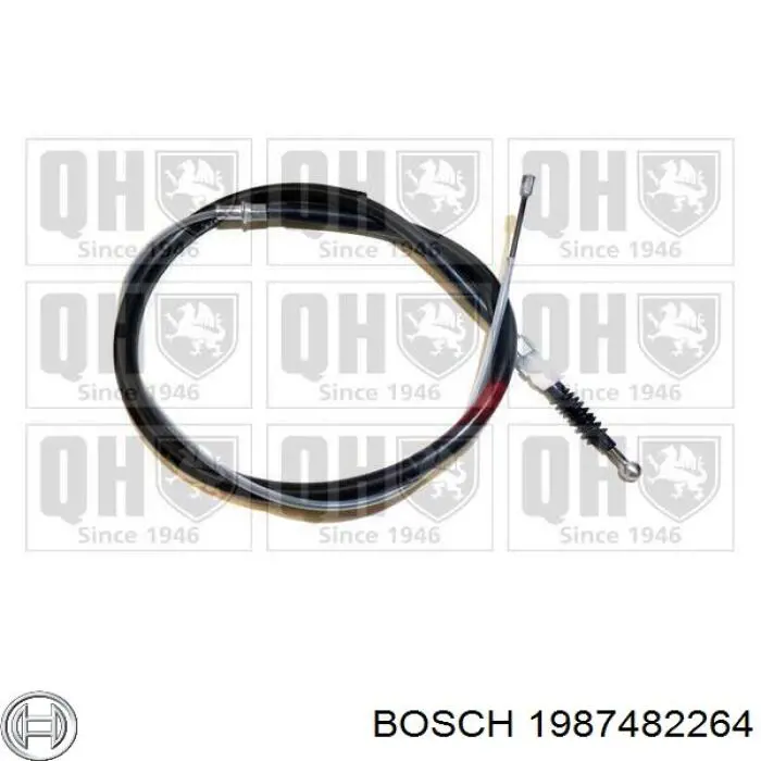 Задний трос ручника Bosch 1987482264 цена, от 13.00 USD