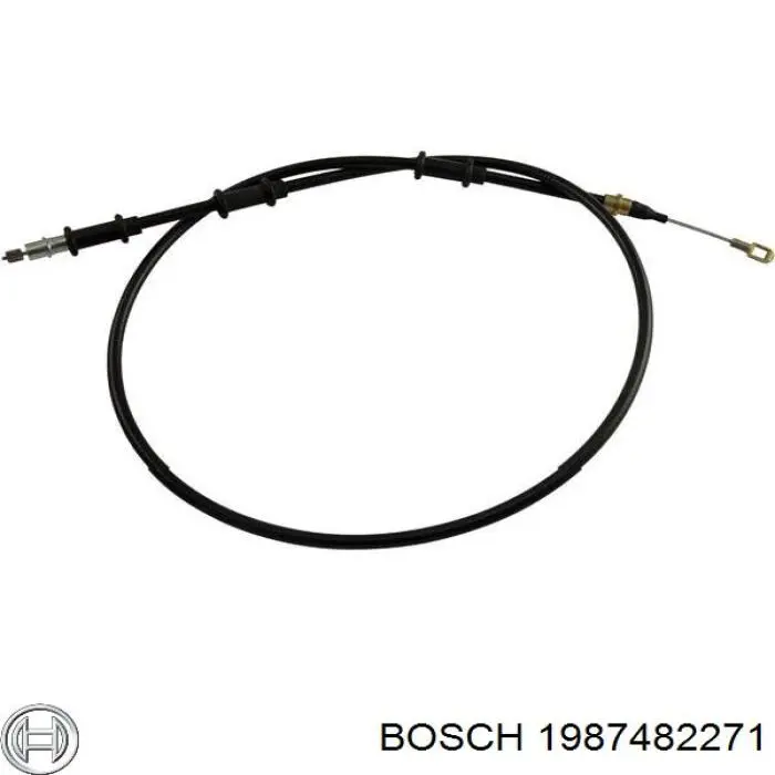 Cable de freno de mano trasero izquierdo 1987482271 Bosch