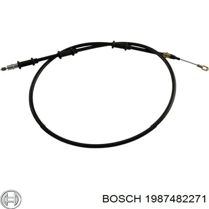 Купить 1987482271 Bosch Трос стояночного тормоза задний левый