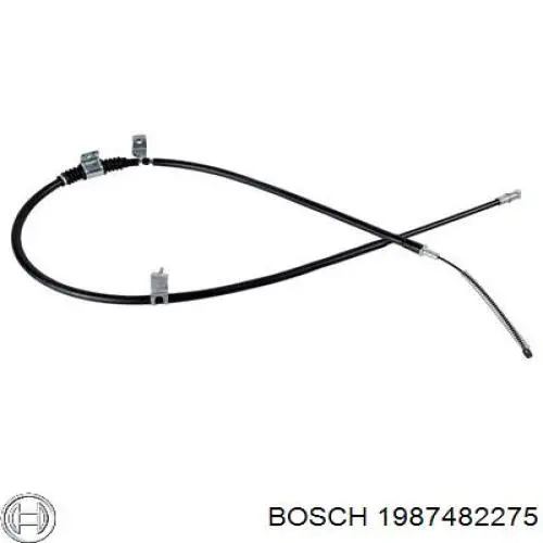 Трос стояночного тормоза задний правый Bosch 1987482275 цена, от 25.77 USD