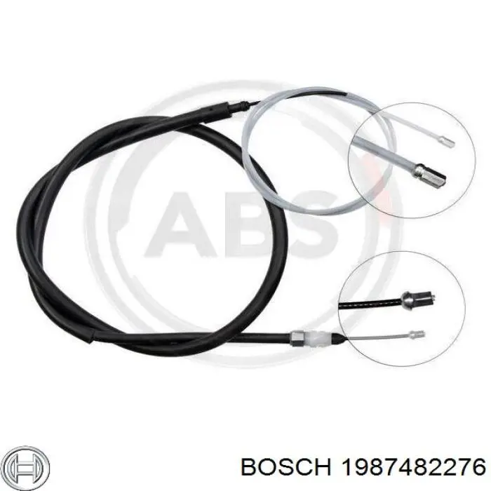 Задний трос ручника Bosch 1987482276 цена, от 13.04 USD