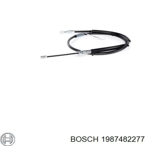 Трос ручника задний Bosch 1987482277