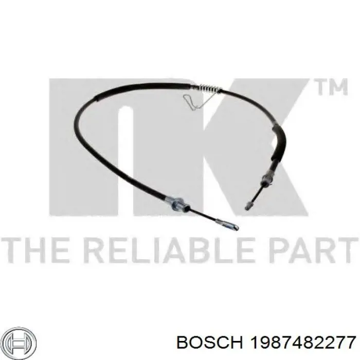 1987482277 Bosch Трос ручного тормоза