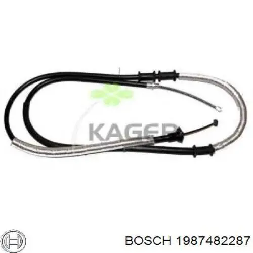Трос ручного тормоза задний Bosch 1987482287 цена, от 22.92 USD