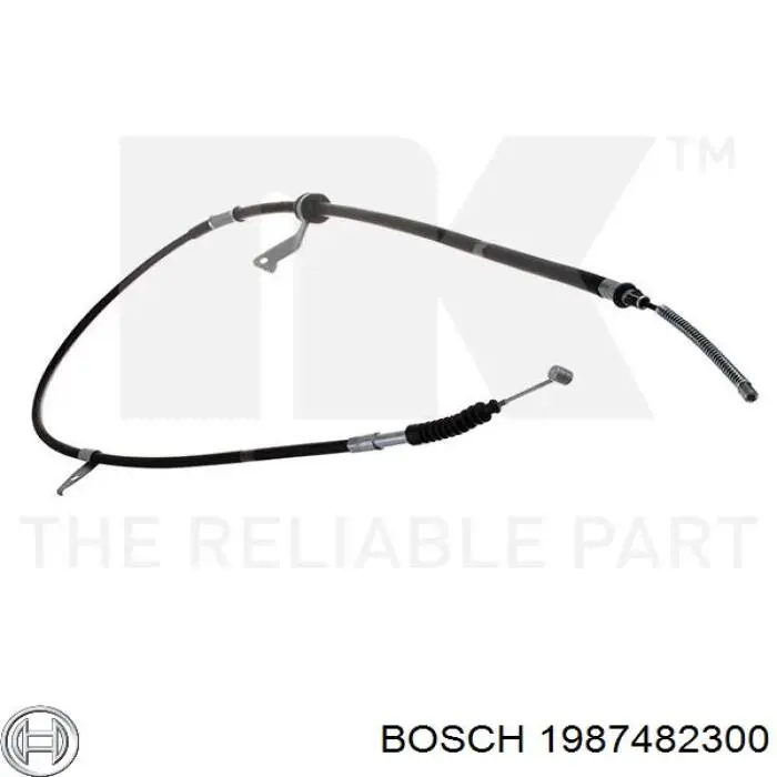 1987482300 Bosch Трос ручного тормоза
