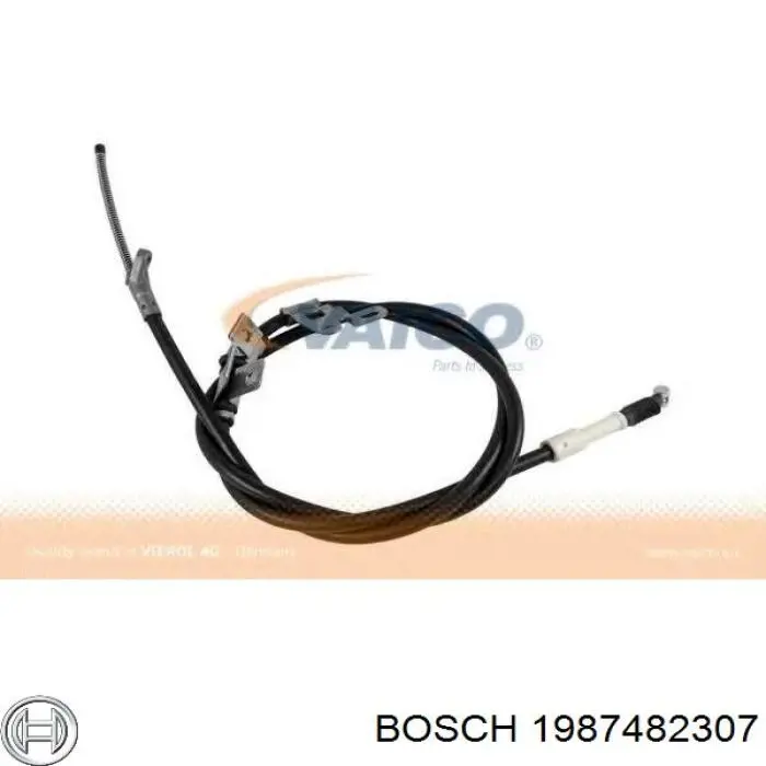 Cable de freno de mano trasero izquierdo 1987482307 Bosch