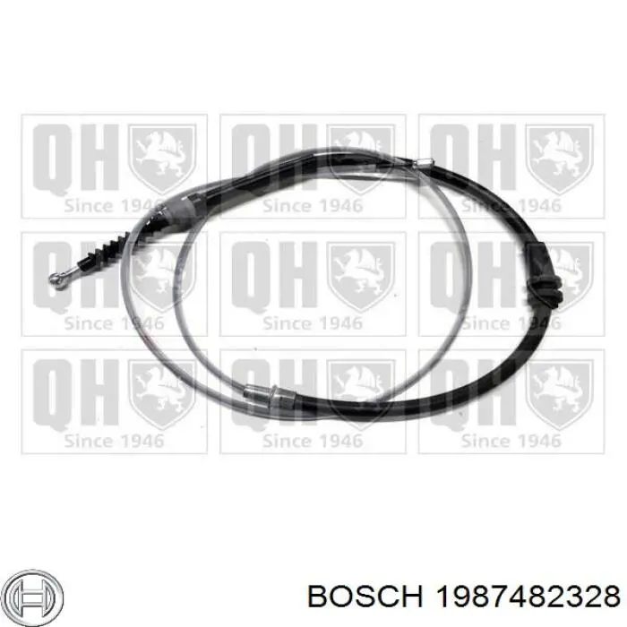 Задний трос ручника Bosch 1987482328 цена, от 16.94 USD