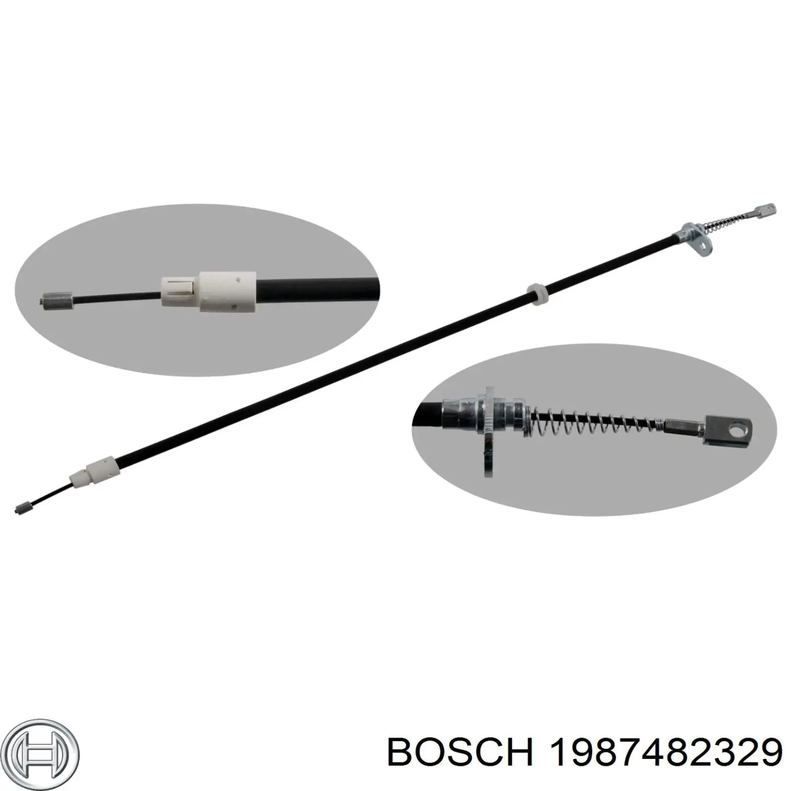 Трос ручного тормоза задний, правый/левый Bosch 1987482329