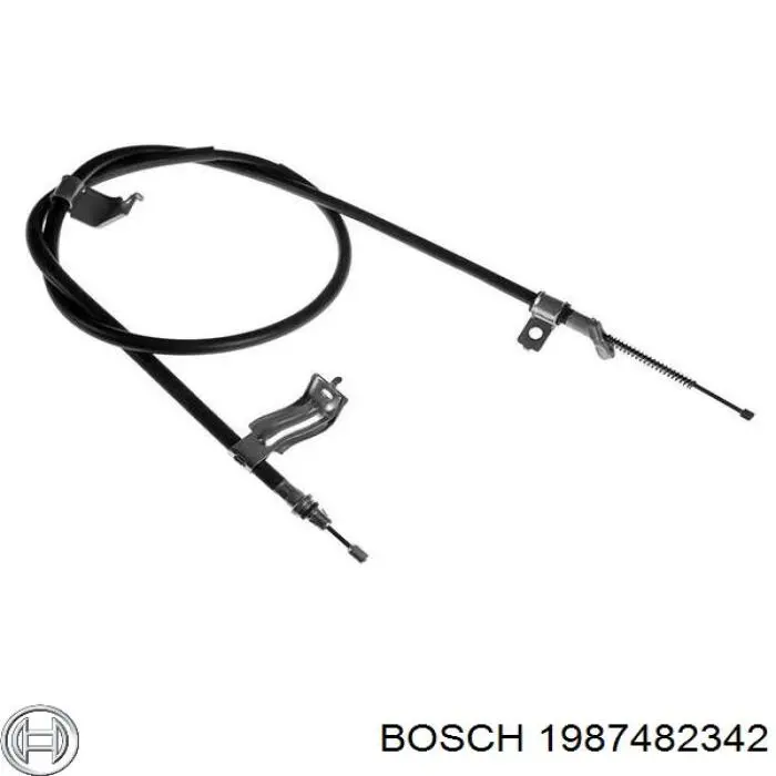 Трос ручного тормоза передний Bosch 1987482342 цена, от 12.10 USD